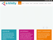 Tablet Screenshot of e-trinityconsultancy.com